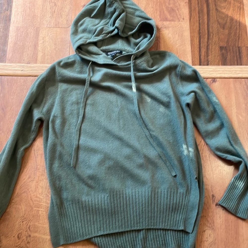 Olive green sweater hoodie